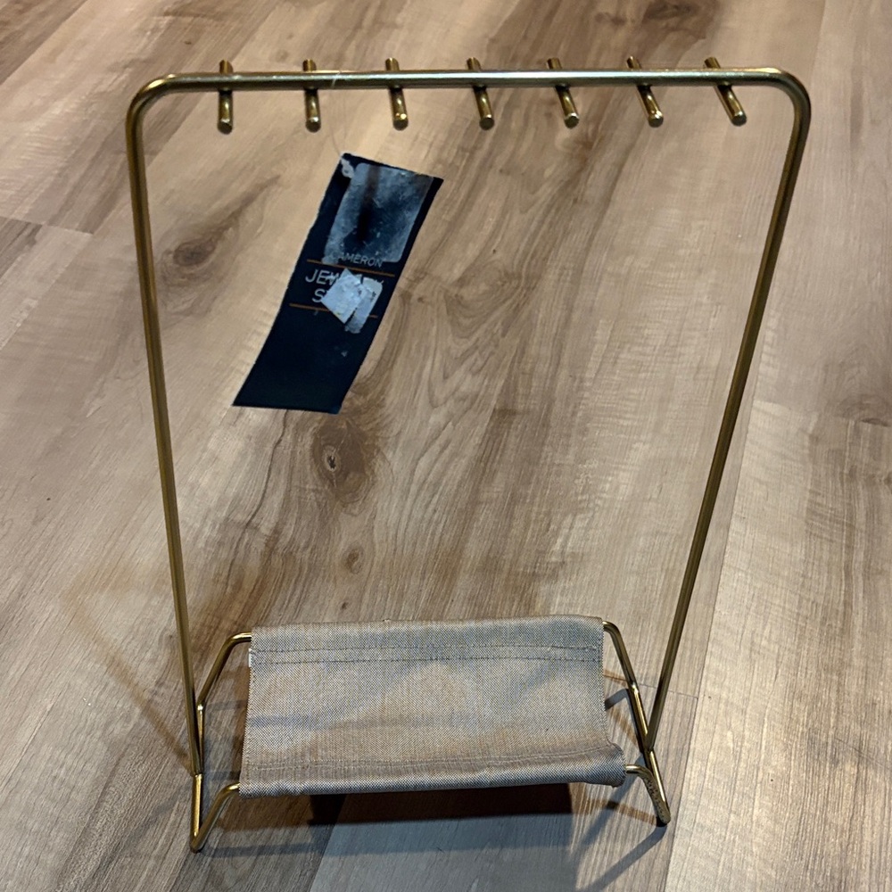 Gold Jewelry Stand